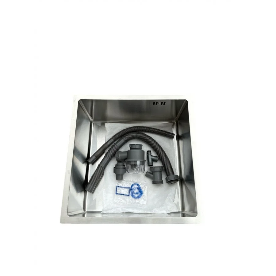 Мийка для кухні LEOMIKAO NARA 400-U IN нержавіюча сталь (523344) - фото 6