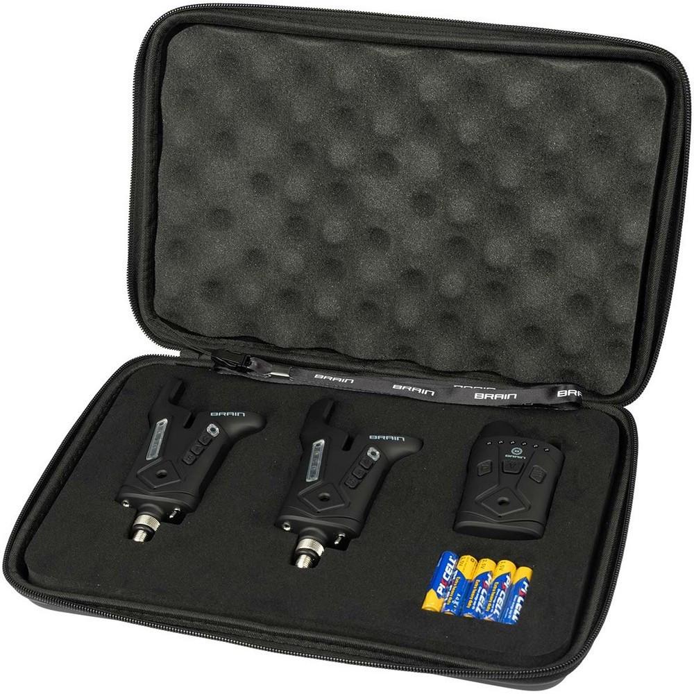 Набор сигнализаторов клева Brain Wireless Bite Alarm F-1 2+1 (1858.80.82) - фото 2 Набор сигнализаторов клева Brain Wireless Bite Alarm F-1 2+1 (1858.80.82) - фото 2