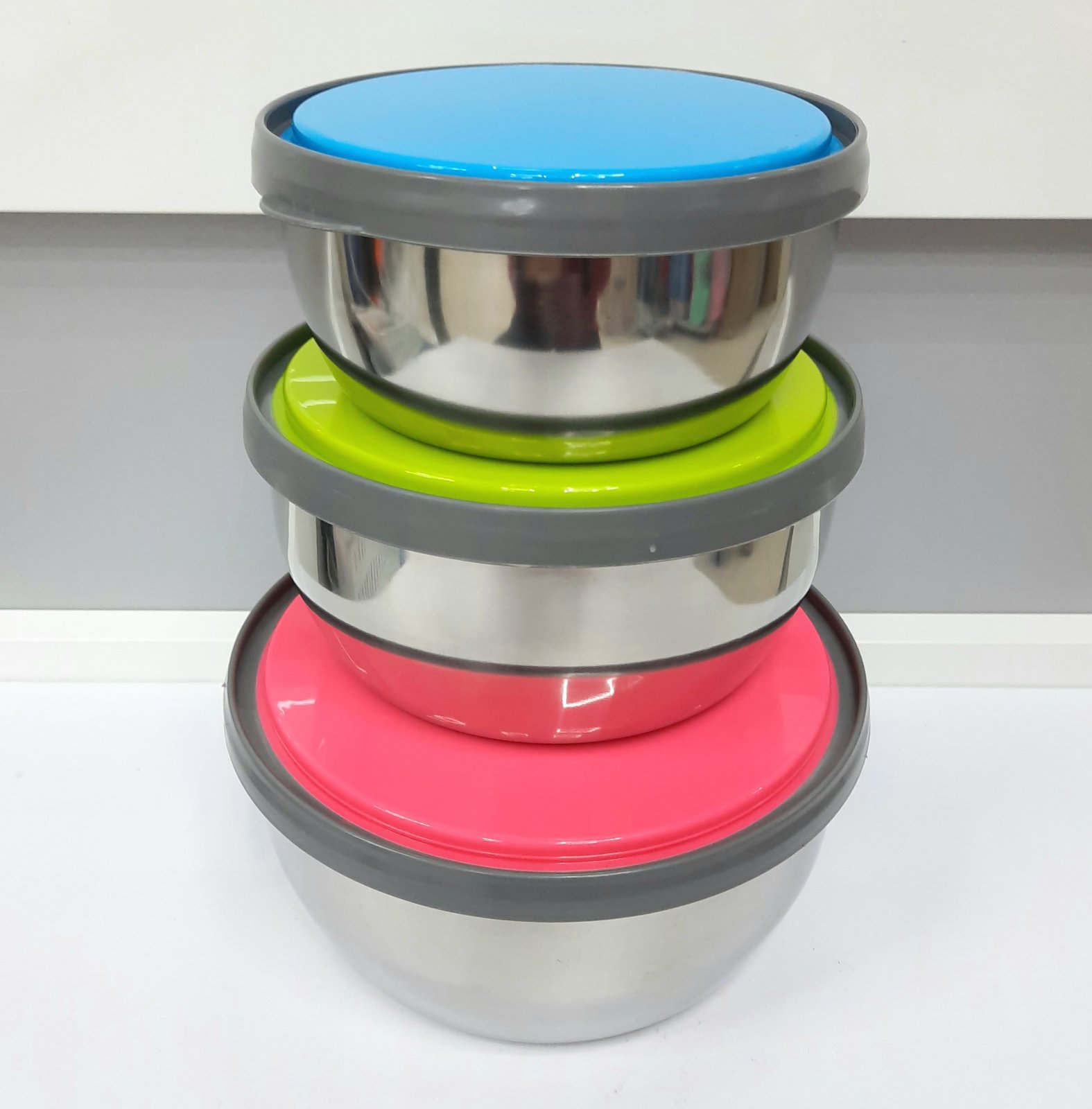 Набор судочков A-PLUS 2058 из нержавеющей стали 3 шт. (611365b92bb0b30545288260)