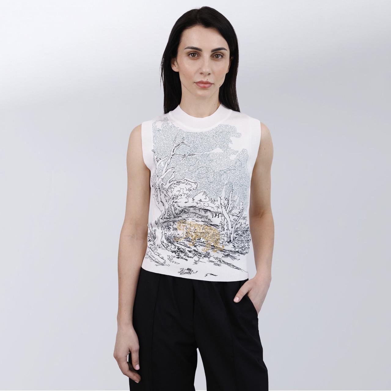 Жилет жіночий повсякденний Christian Dior S Білий (2588762890)