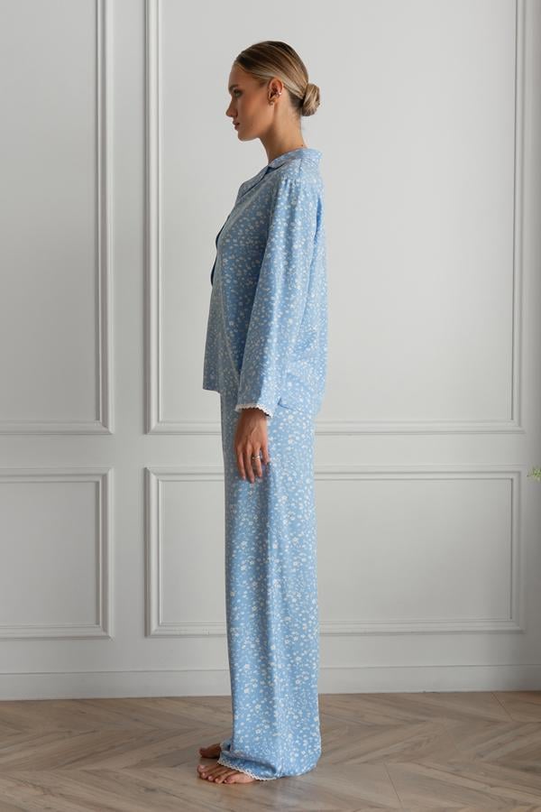 Пижама кружевная Forli с брюками M/L Felicity (VS0075-04-69_M/L) - фото 3 Пижама кружевная Forli с брюками M/L Felicity (VS0075-04-69_M/L) - фото 3