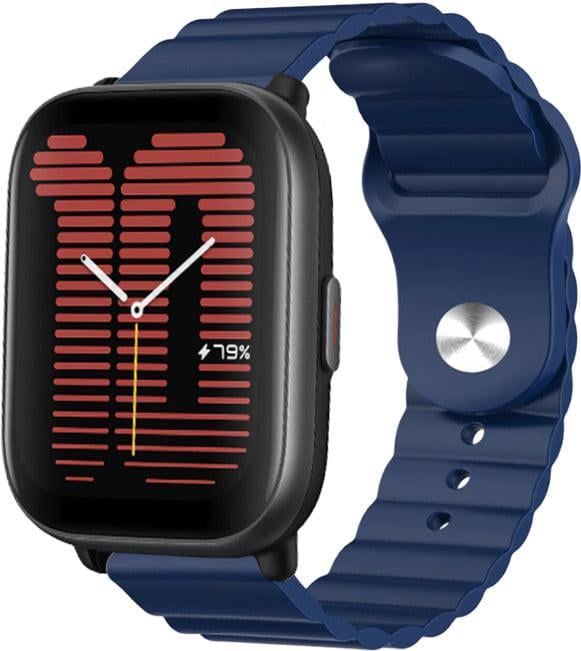 Ремінець Wave для смарт-годинника Amazfit Active Dark Blue (38431-5D) Ремінець Wave для смарт-годинника Amazfit Active Dark Blue (38431-5D)