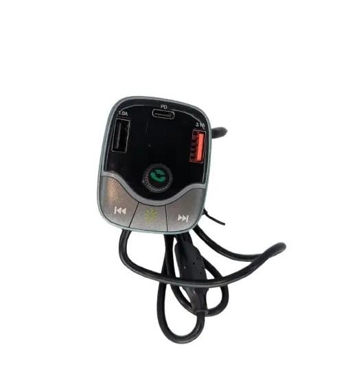 FM-трансмиттер MOD CAR HM 108 BT с быстрой зарядкой 3в1 Type-C/Micro-USB/Lightning (580718) FM-трансмиттер MOD CAR HM 108 BT с быстрой зарядкой 3в1 Type-C/Micro-USB/Lightning (580718)