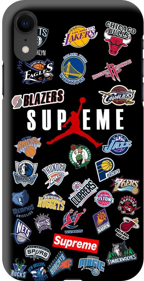 Чохол силіконовий FTS для Apple iPhone Xr Баскетбольний Supreme (60004943)