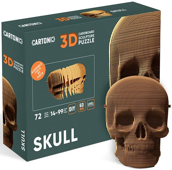 Конструктор картонный Cartonic 3D Puzzle Skull