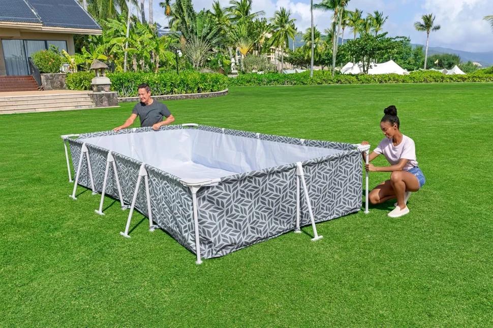 Бассейн прямоугольный Bestway 561FV 366х201х66 см 4000 л с фильтр-насосом - фото 4