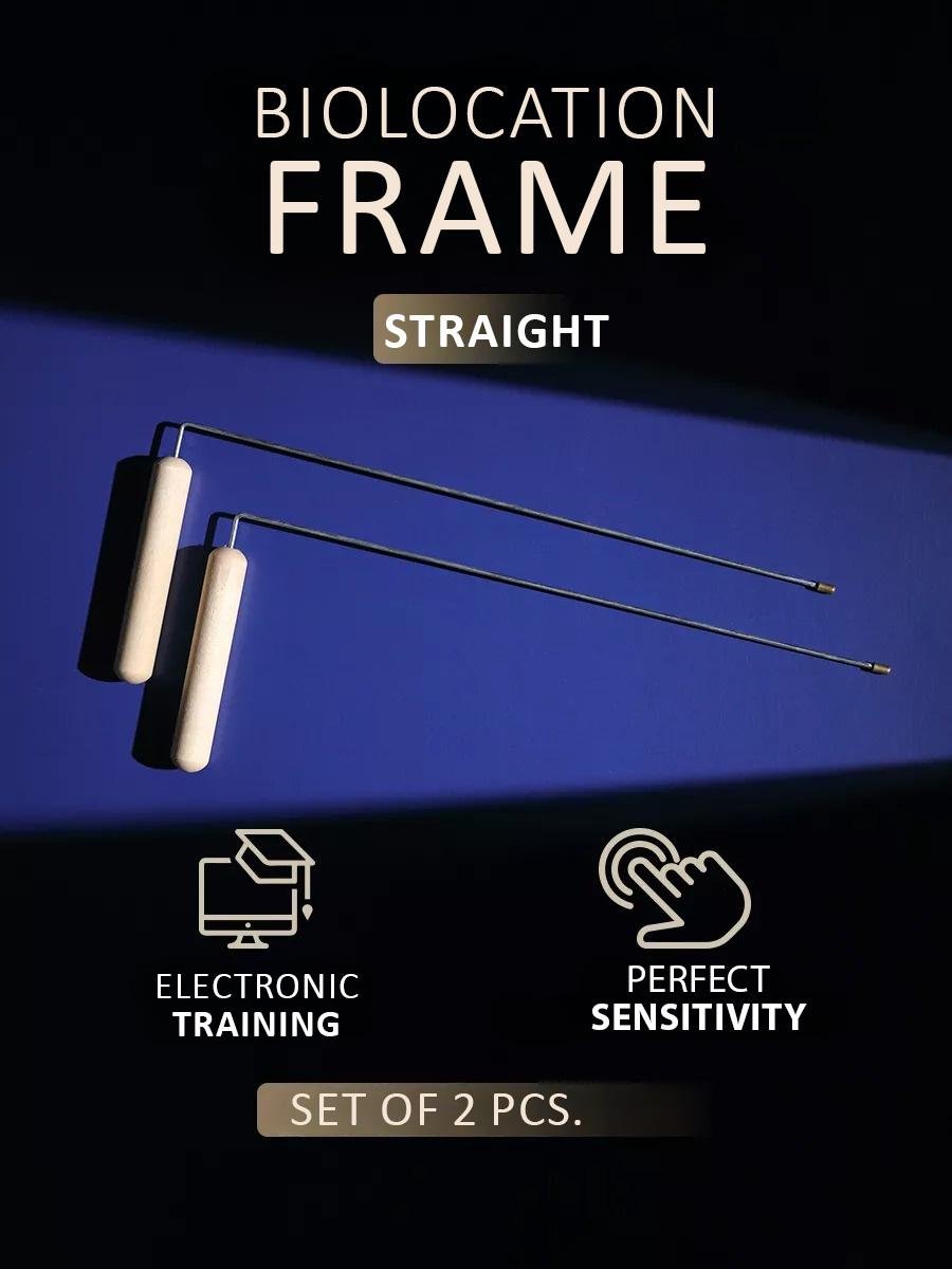 Біолокаційна рамка з нержавіючої сталі пряма для пошуку води 2 шт. - фото 3 Біолокаційна рамка з нержавіючої сталі пряма для пошуку води 2 шт. - фото 3