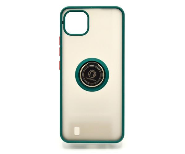 Чехол-накладка TPU Color Matte Ring для Realme C11 2021 Зелёный