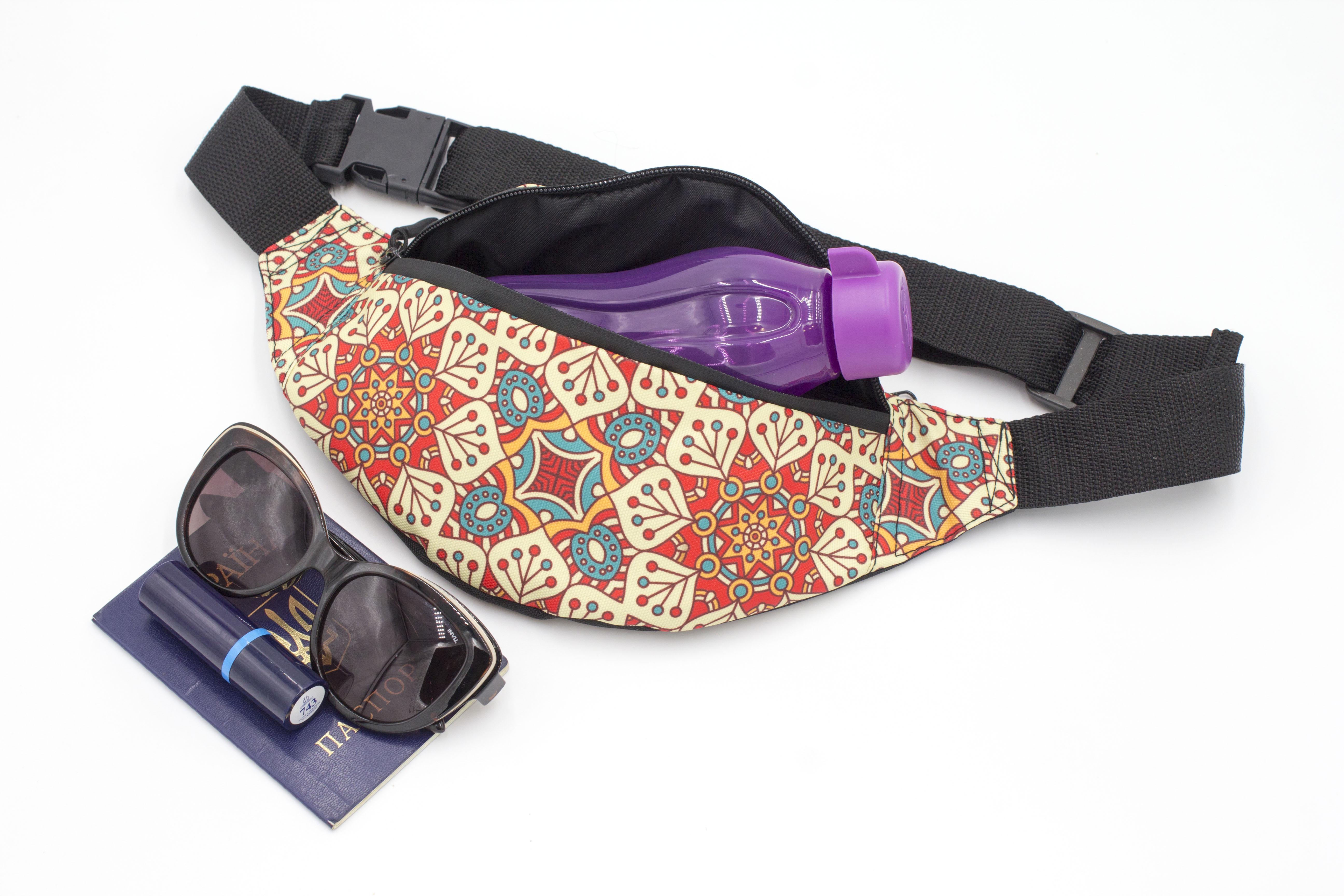 Сумка бананка Бохо Червоний (BK-005) - фото 6 Сумка бананка Бохо Червоний (BK-005) - фото 6