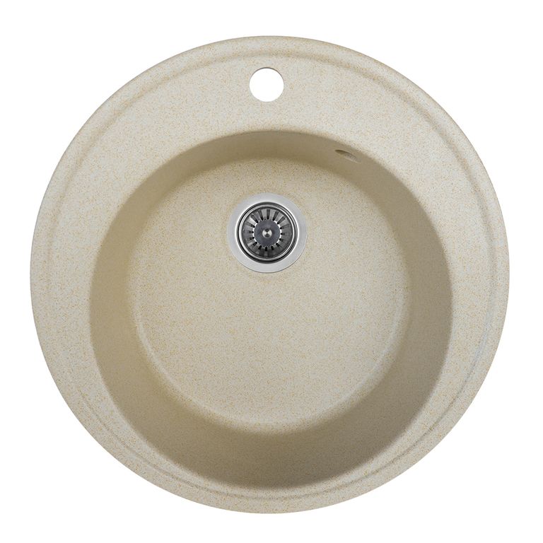 Мойка кухонная Platinum Yara 510S Песок (353432) Мойка кухонная Platinum Yara 510S Песок (353432)