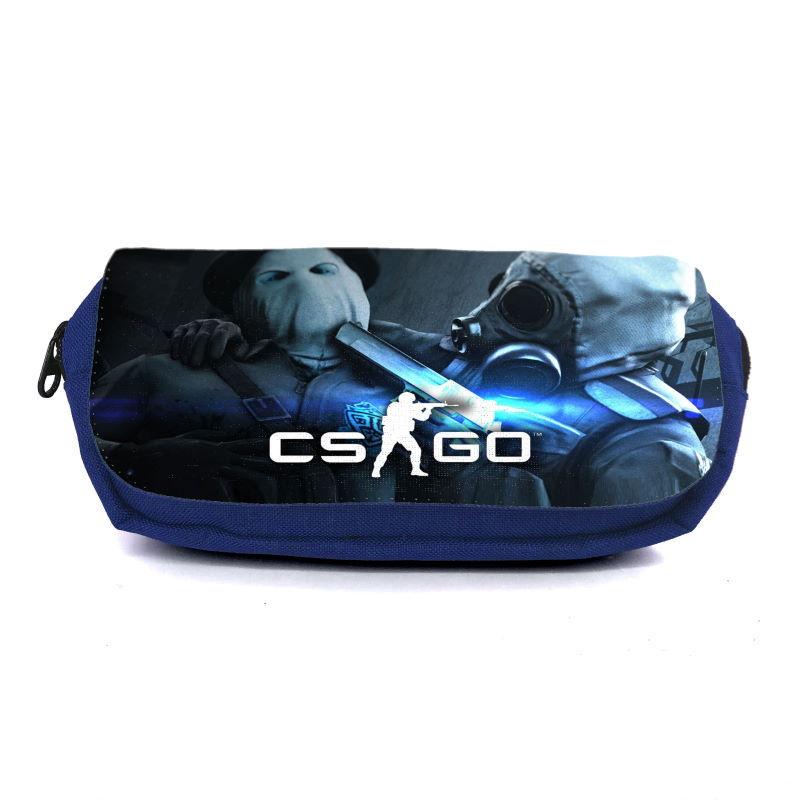 Пенал школьный Контр Забастовка CSGO-0011 Синий (1442383521)