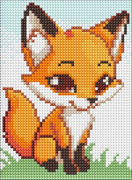 Алмазная мозаика Идейка Маленькая рыжуля 15х20 см (Id-AMM1026)