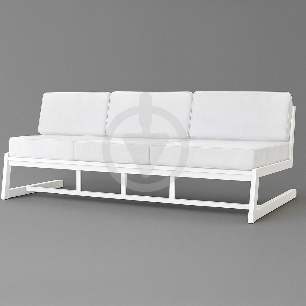 Диван металевий AVVS tech Атлас лофт велюр 246 см Білий/Білий (30222886) - фото 1 Диван металевий AVVS tech Атлас лофт велюр 246 см Білий/Білий (30222886) - фото 1