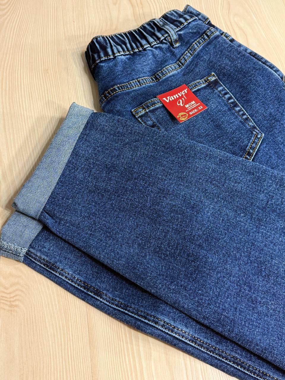 Джинси жіночі Vanver 8229 Mom з резинкою на талії р. 42 107 см 140 см Синій - фото 7 Джинси жіночі Vanver 8229 Mom з резинкою на талії р. 42 107 см 140 см Синій - фото 7