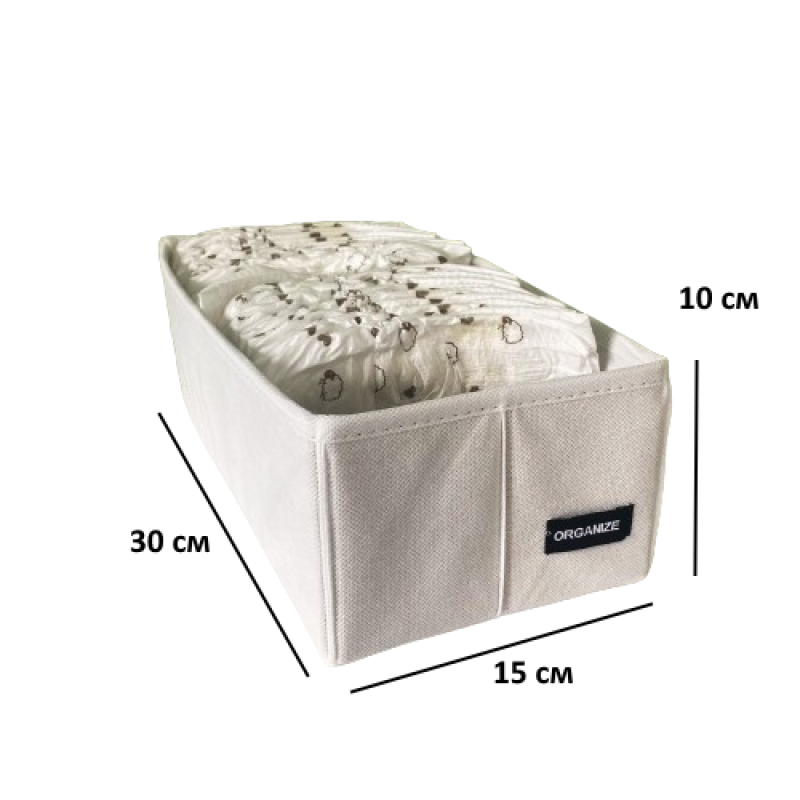 Набір коробочок MAXI в дитячий комод Білий (Wh-maxi) - фото 6 Набір коробочок MAXI в дитячий комод Білий (Wh-maxi) - фото 6