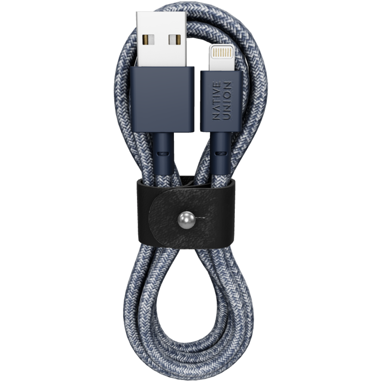 Кабель синхронизации Native Union Belt Cable Lightning 1.2m, Indigo (BELT-L-IND-2-NP) - фото 2 Кабель синхронизации Native Union Belt Cable Lightning 1.2m, Indigo (BELT-L-IND-2-NP) - фото 2