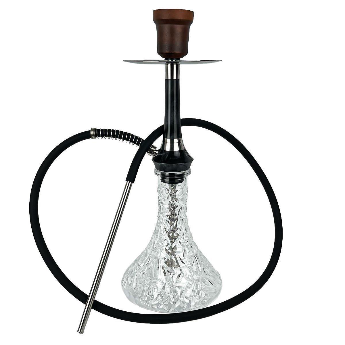 Кальян Totem Hookah Monolit Optima Space Black Craft Crystal Clear