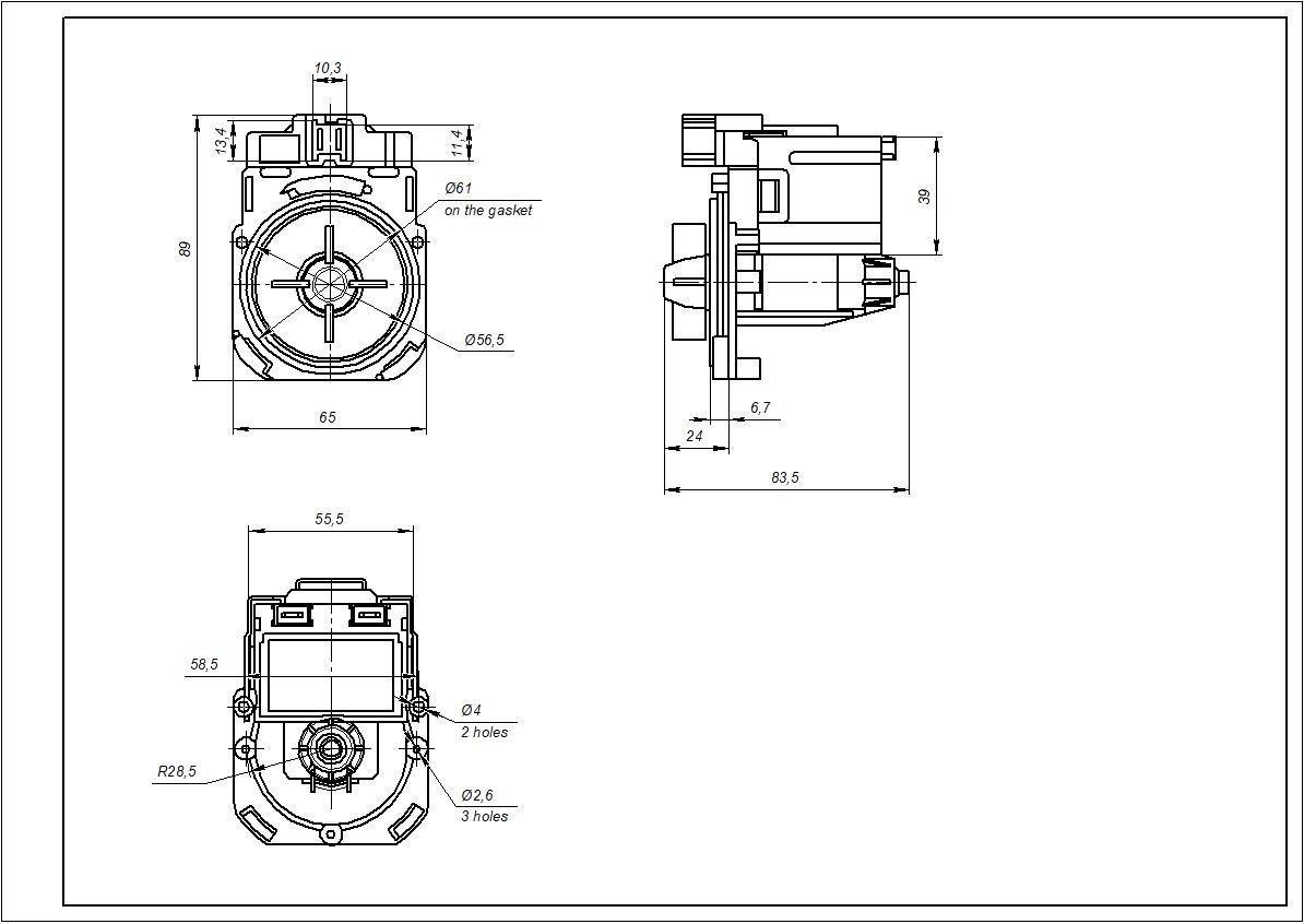Помпа-насос для пральної машини Indesit C00266228 Askoll М325 спарені контакти 40 Вт (00000001915) - фото 2 Помпа-насос для пральної машини Indesit C00266228 Askoll М325 спарені контакти 40 Вт (00000001915) - фото 2