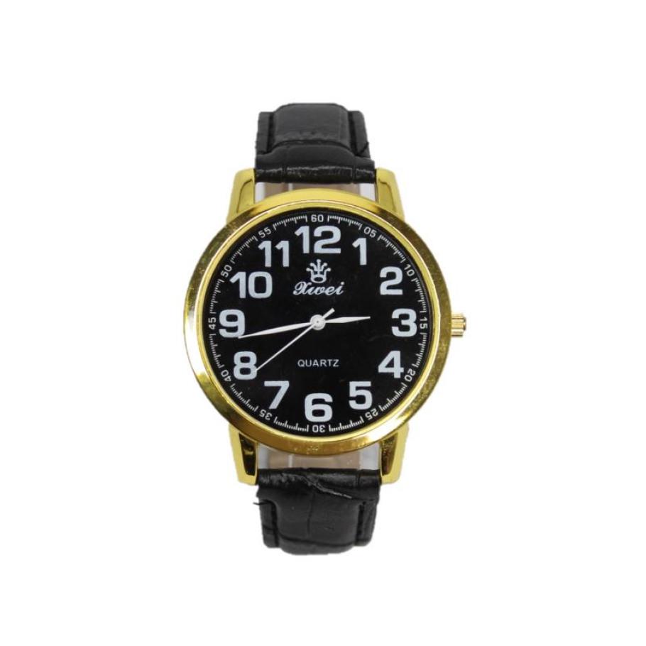Часы мужские Xwei на ремне d-40 Gold Black Black (3612)