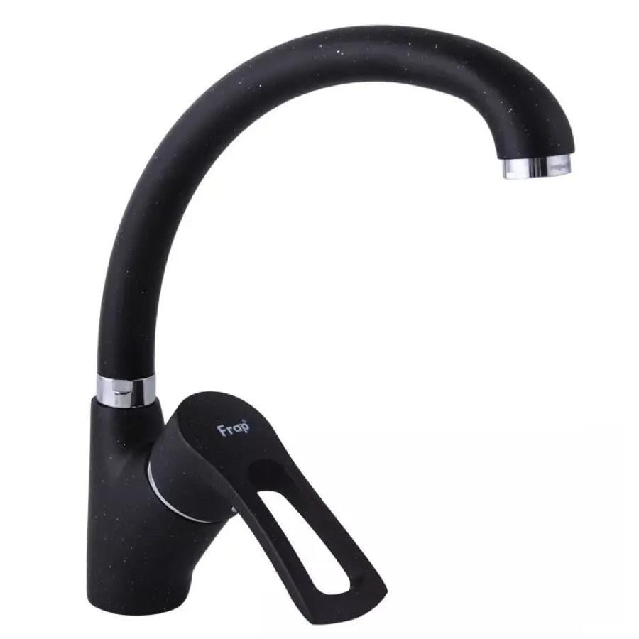 Смеситель для кухни Frap F4166-7 однорычажный Черный (171225)