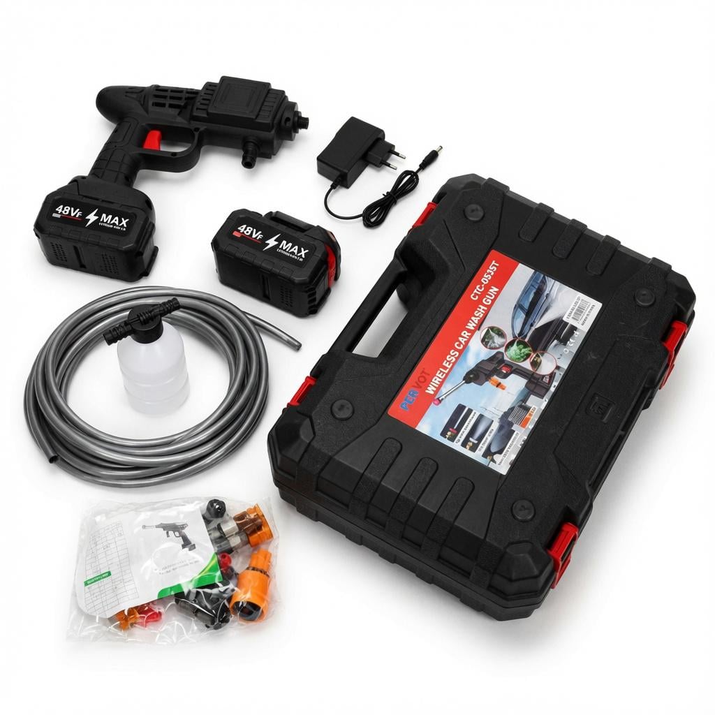 Мойка высокого давления Wireless Car Wash Gun 48VF ​​MAX 2хАКБ (M1092)