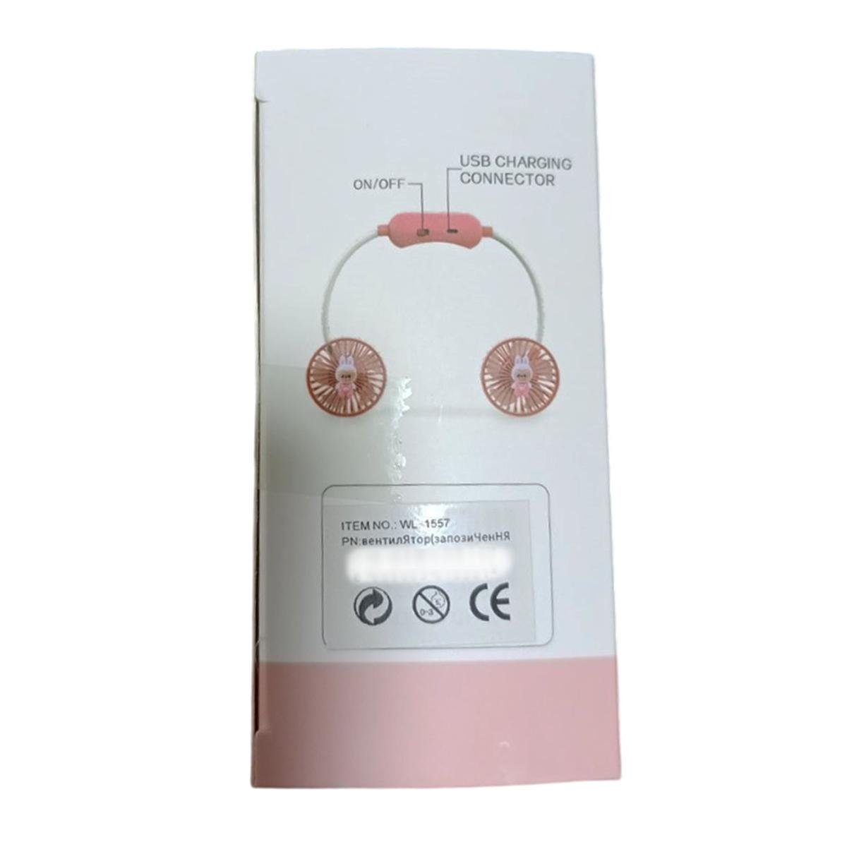 Вентилятор Capibara Hanging Neck Fan USB WL-1557 возраст 3 портативный подвесной на шею Brown (200309) - фото 9 Вентилятор Capibara Hanging Neck Fan USB WL-1557 возраст 3 портативный подвесной на шею Brown (200309) - фото 9