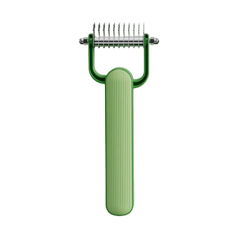 Колтуноріз для тварин Taotaopets 095530 для видалення підшерстя Green (32467963)