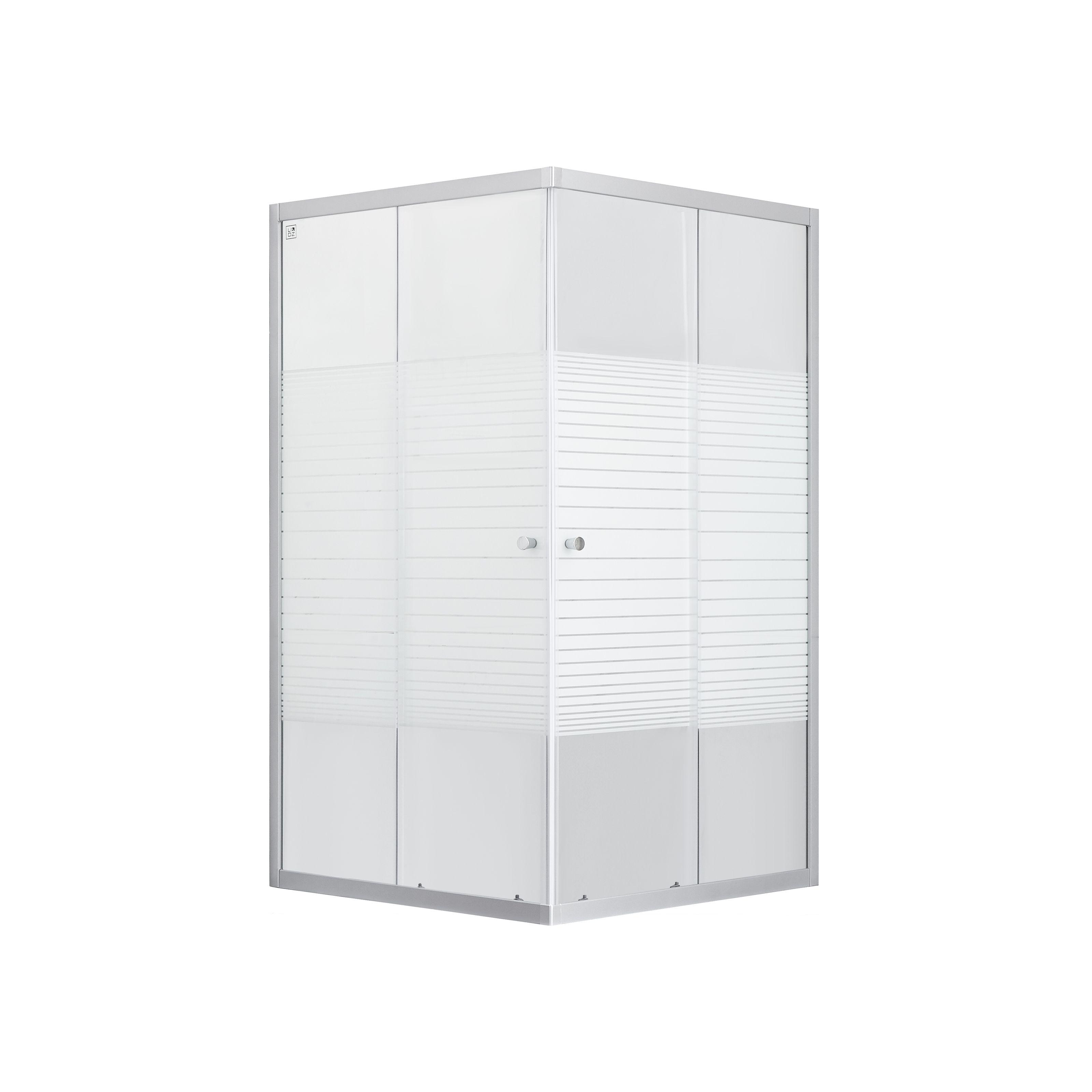 Душова кабіна Lidz Wiezak LWKSC9090SATLOWL2 92x92x185 см Сатин (125795)