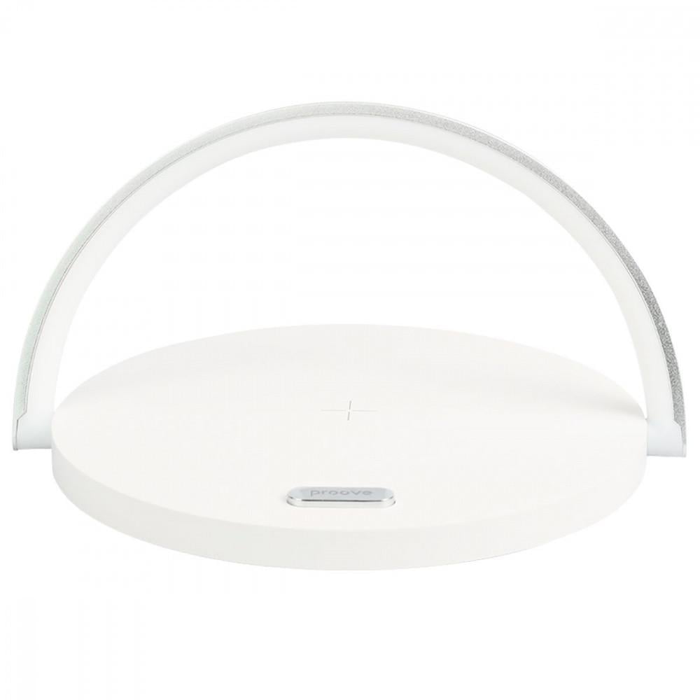 Ночник с беспроводной зарядкой Proove Light Bridge White