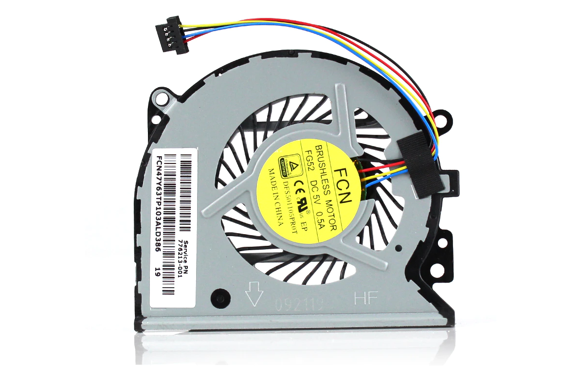 Кулер для ноутбука HP Envy TPN-Q147 DFS501105PR0T FG52/KSB0705HBA07 Кулер для ноутбука HP Envy TPN-Q147 DFS501105PR0T FG52/KSB0705HBA07