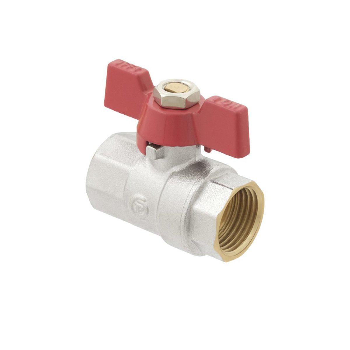 Кран шаровой Polmark BASE ВВ 3/4" бабочка PV02 (SW-100948) Кран шаровой Polmark BASE ВВ 3/4" бабочка PV02 (SW-100948)