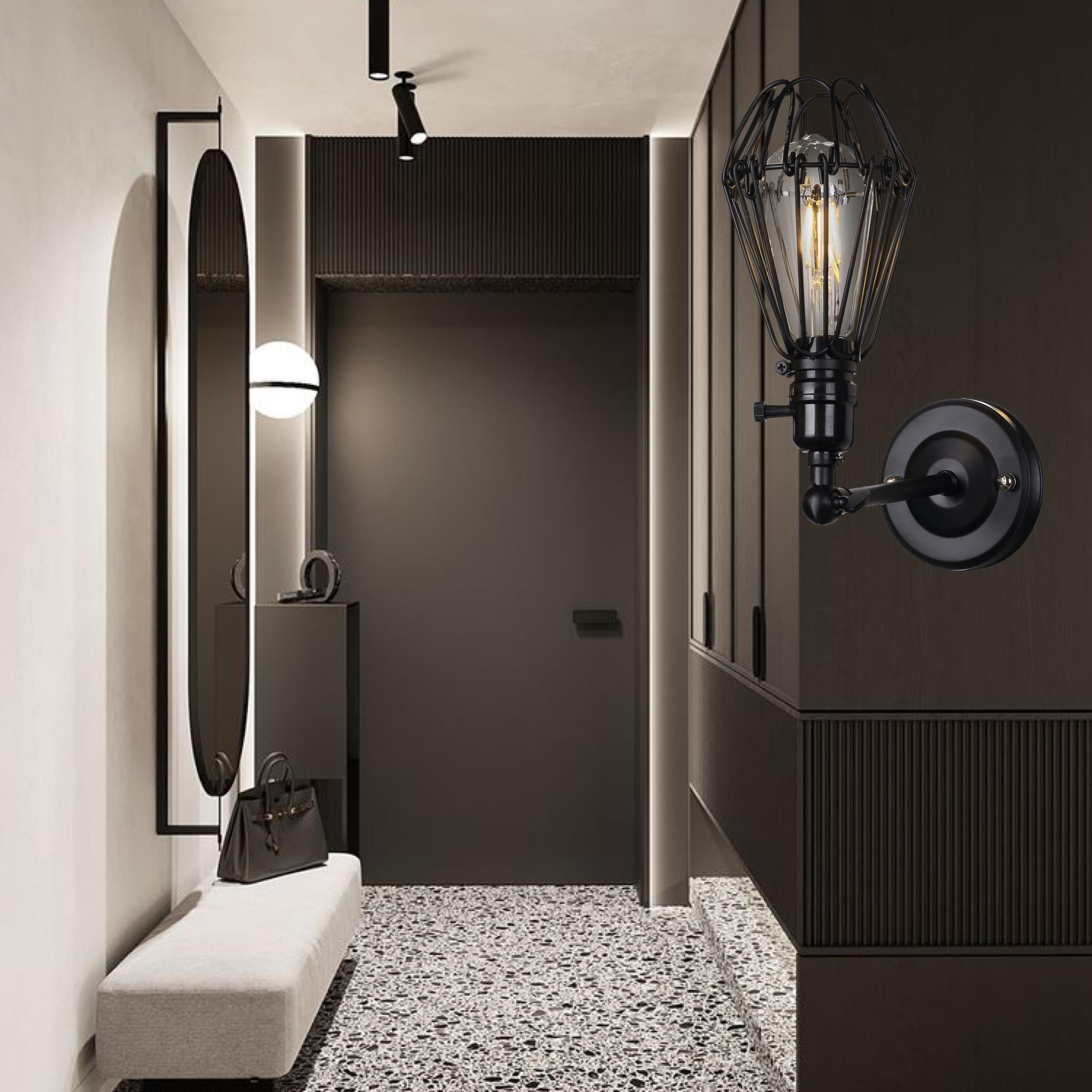 Бра Black Loft 18 см Чорний - фото 2