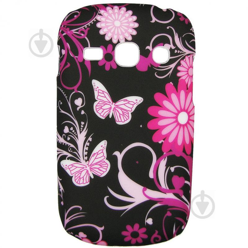 Чехол с рисунком Printed Plastic для Samsung s6810 / s6812 Galaxy Fame Бабочки и цветы (hub_EnwQ32453)