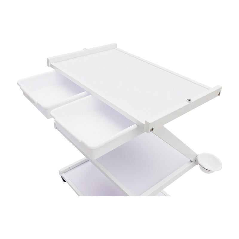 Тележка для косметологических процедур Azurro металлическая на колесиках (FS-4111) - фото 2 Тележка для косметологических процедур Azurro металлическая на колесиках (FS-4111) - фото 2