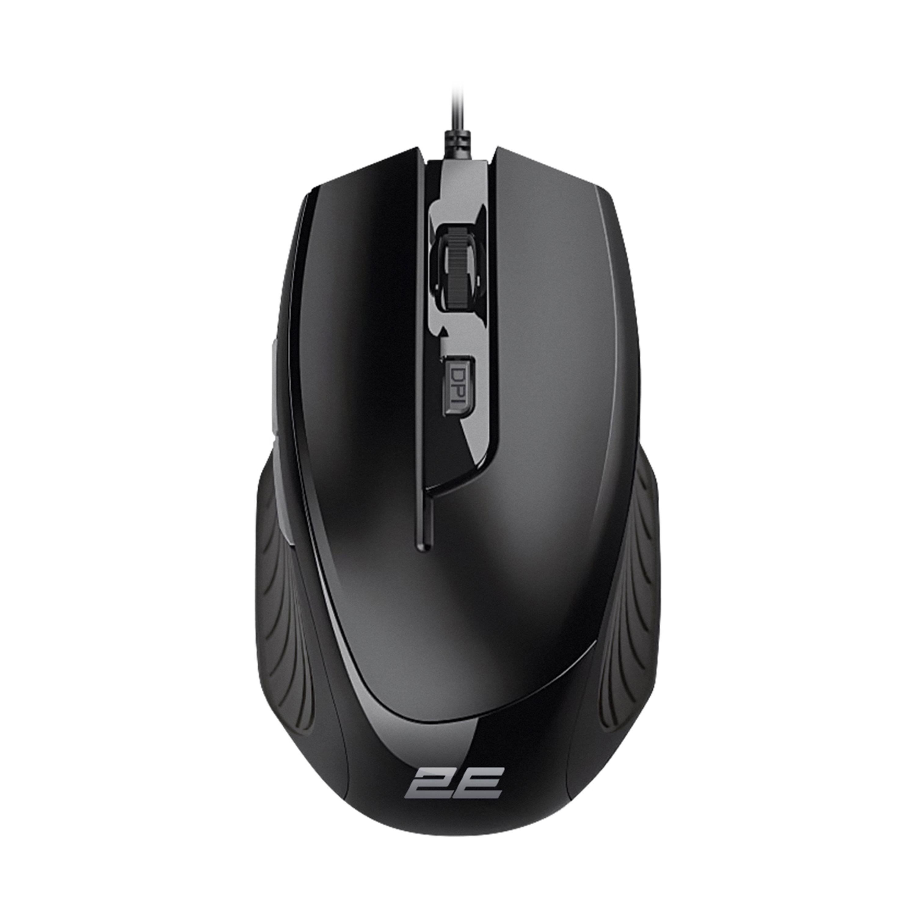 Комп'ютерна мишка провідна 2E MF180 USB /Type-A 2.0 Чорний (2E-MF180UB)