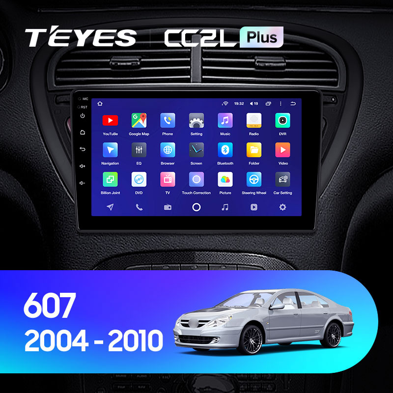 Автомагнитола штатная Teyes CC2L Plus для Peugeot 607 2004-2010 Android 2/32 Гб (1630304386) - фото 3