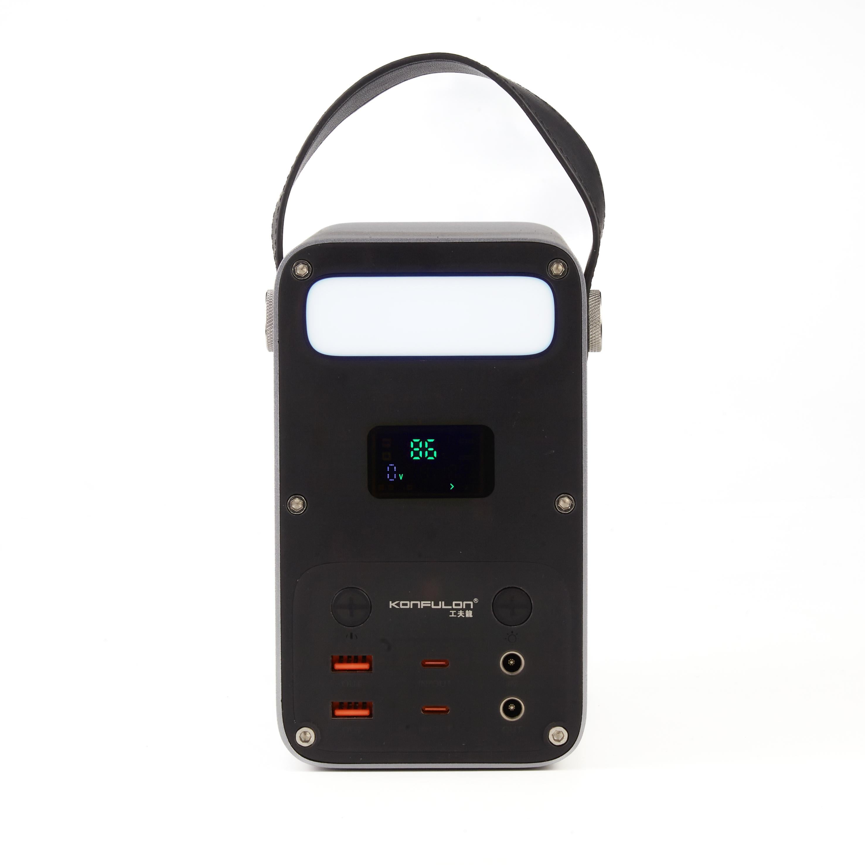 Повербанк Konfulon 65W 120000 mAh Чорний