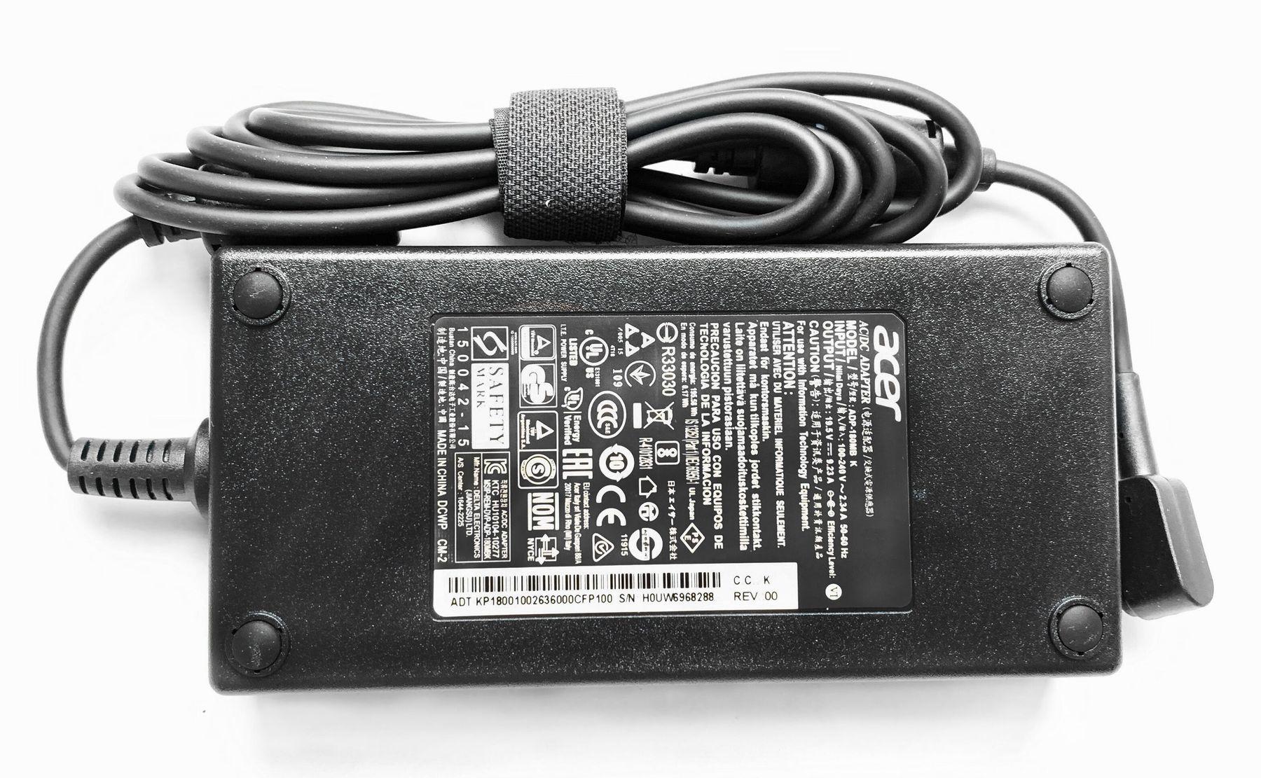 Блок питания для ноутбуков Acer Predator/Aspire Nitro 180W 19.5V 9.23A 5,5x1,7 мм (03009) - фото 2 Блок питания для ноутбуков Acer Predator/Aspire Nitro 180W 19.5V 9.23A 5,5x1,7 мм (03009) - фото 2