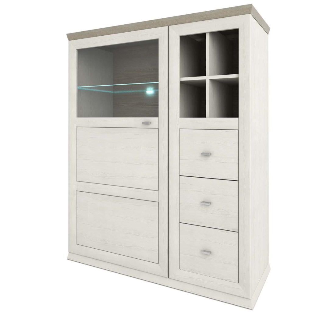 Комод SOKME Орегон 1Д/3Ш 1102х428х1342 мм Мадагаскар нельсон/Піно ауреліо (33866268)