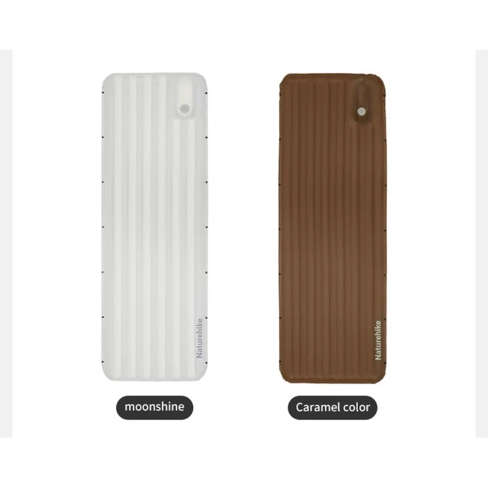 Самонадувной коврик одинарный Naturehike CNK2450WS035 95 мм со встроенной помпой Коричневый (6927595796955) - фото 2 Самонадувной коврик одинарный Naturehike CNK2450WS035 95 мм со встроенной помпой Коричневый (6927595796955) - фото 2