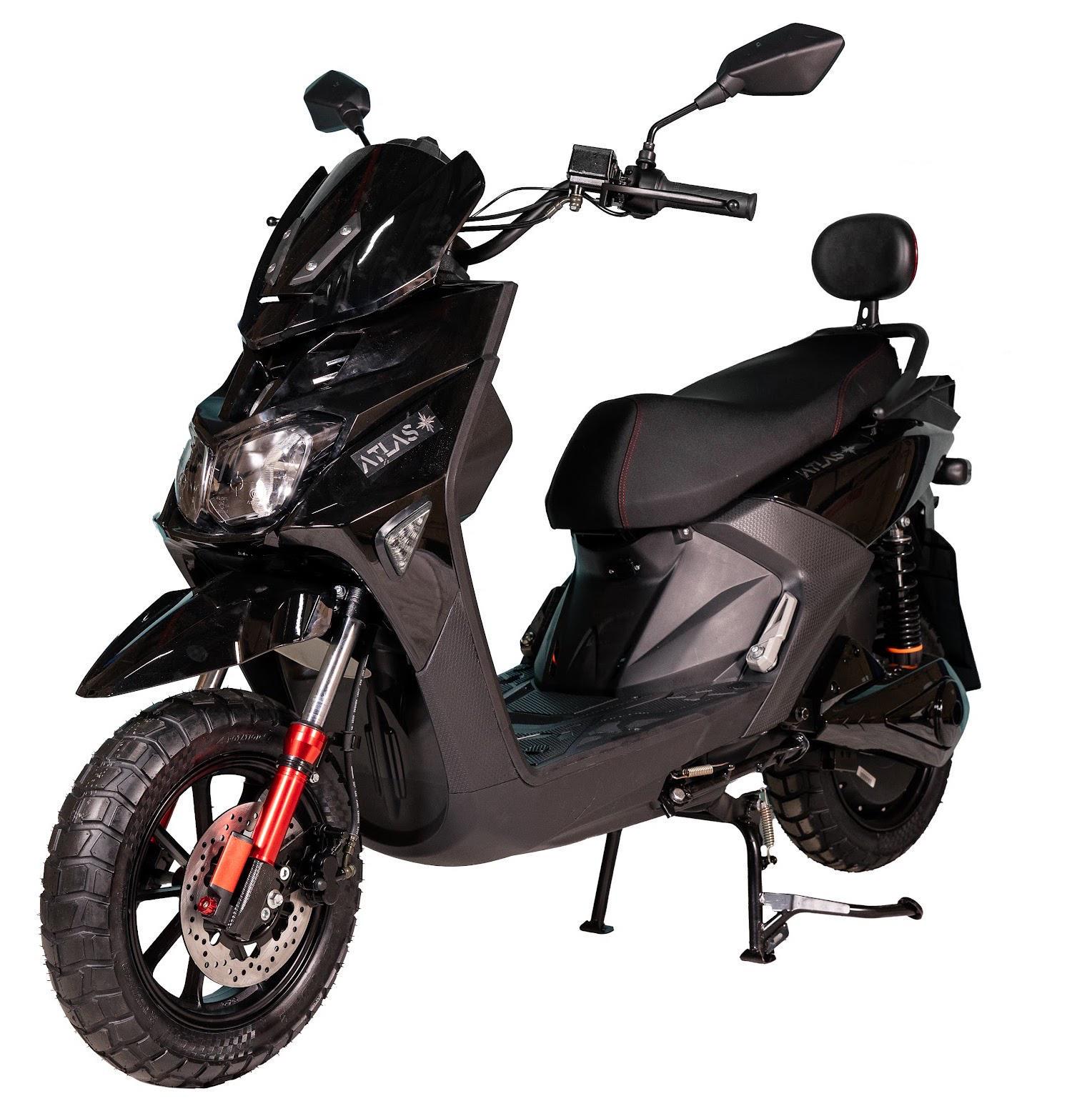 Электроскутер ATLAS Fox Box 2000W 72V 20 Ah Black (3140) Электроскутер ATLAS Fox Box 2000W 72V 20 Ah Black (3140)