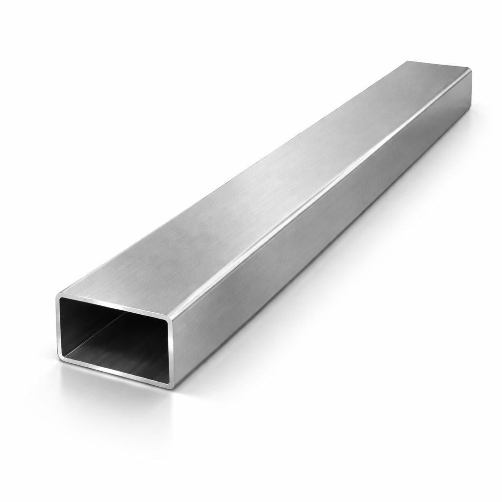Труба профільна нержавіюча 60х40х1,5 мм матова AISI 304 2 м (871825558)