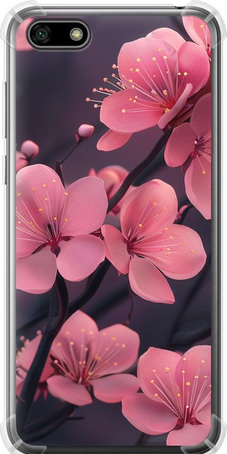 Чехол на Huawei Y5 2018 Пурпурная сакура (6075sp-1500-42517)