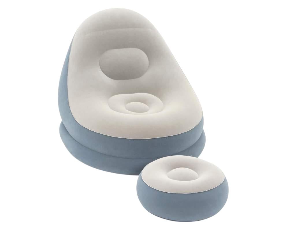 Надувне крісло з пуфом Bestway 75053 122х94х81 см (26919116) - фото 4 Надувне крісло з пуфом Bestway 75053 122х94х81 см (26919116) - фото 4