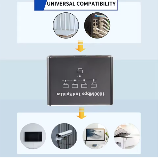 Коммутатор сетевой на 5 портов RJ45-10/100 Мбит/с - фото 4