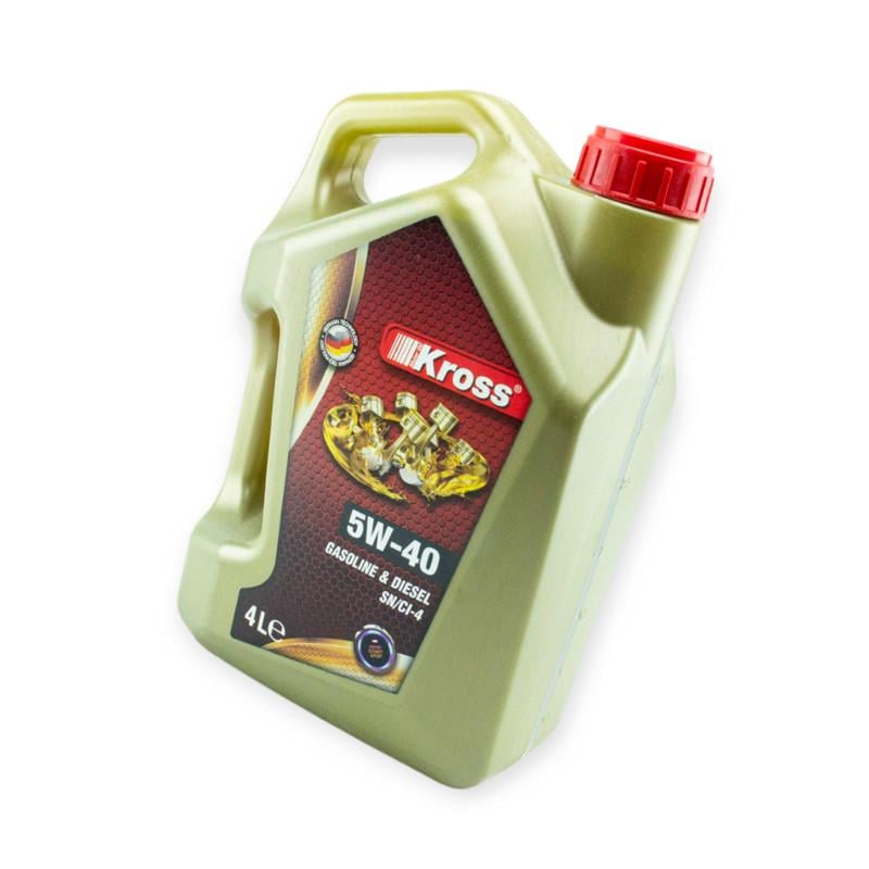 Олива моторна KROSS 5W-40 Full Synthetic SN/CI-4 4 л (2684193095)