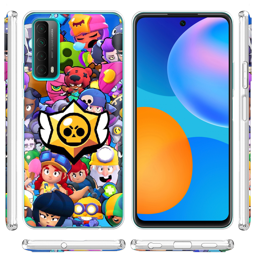 Чехол Boxface Huawei P Smart 2021 Brawl Stars Прозрачный силикон (41133-up2389-41133) - фото 3