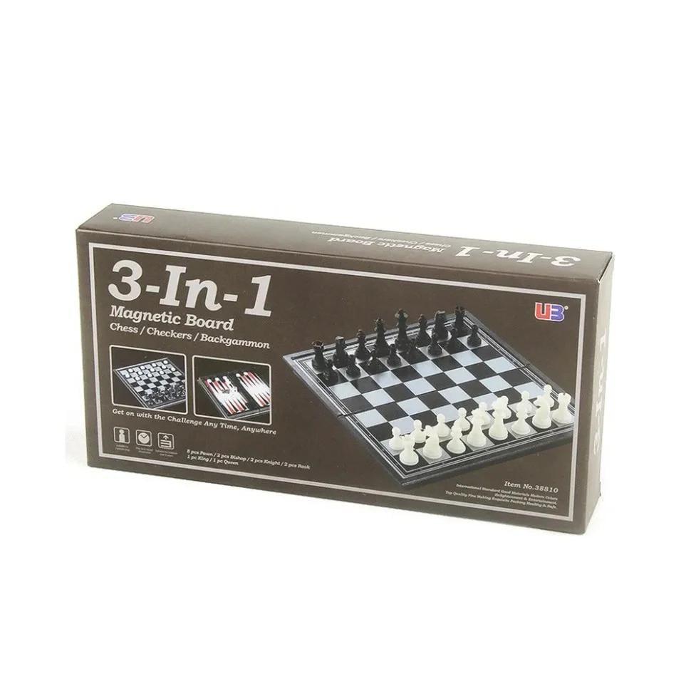 Игра настольная UB 3в1 шахматы/нарды/шашки (SR-113-N-1463)