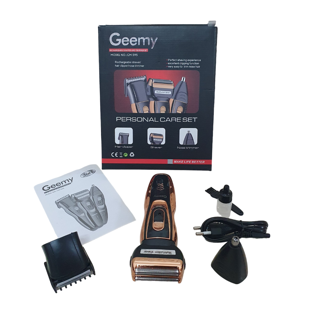 Машинка для стрижки волос беспроводная Geemy M59-G5 с сменными насадками (20940508)