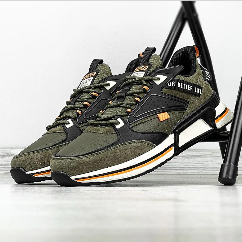 Кроссовки мужские Baas р. 44 Зеленый (7233-19)